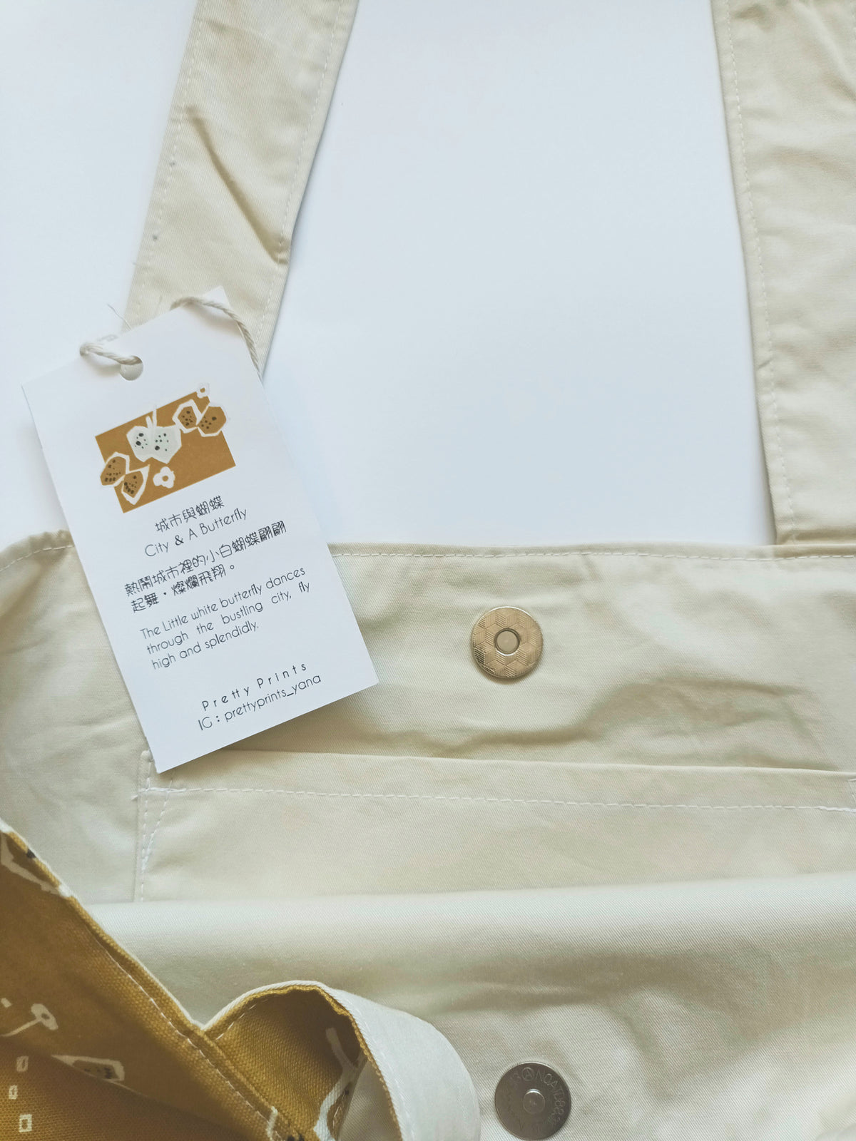 Big Tote bag_City and the Butterfly