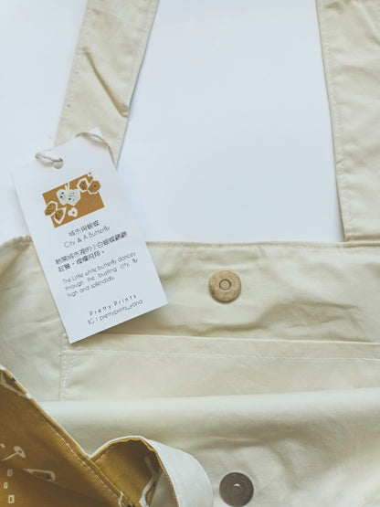 Big Tote bag_City and the Butterfly