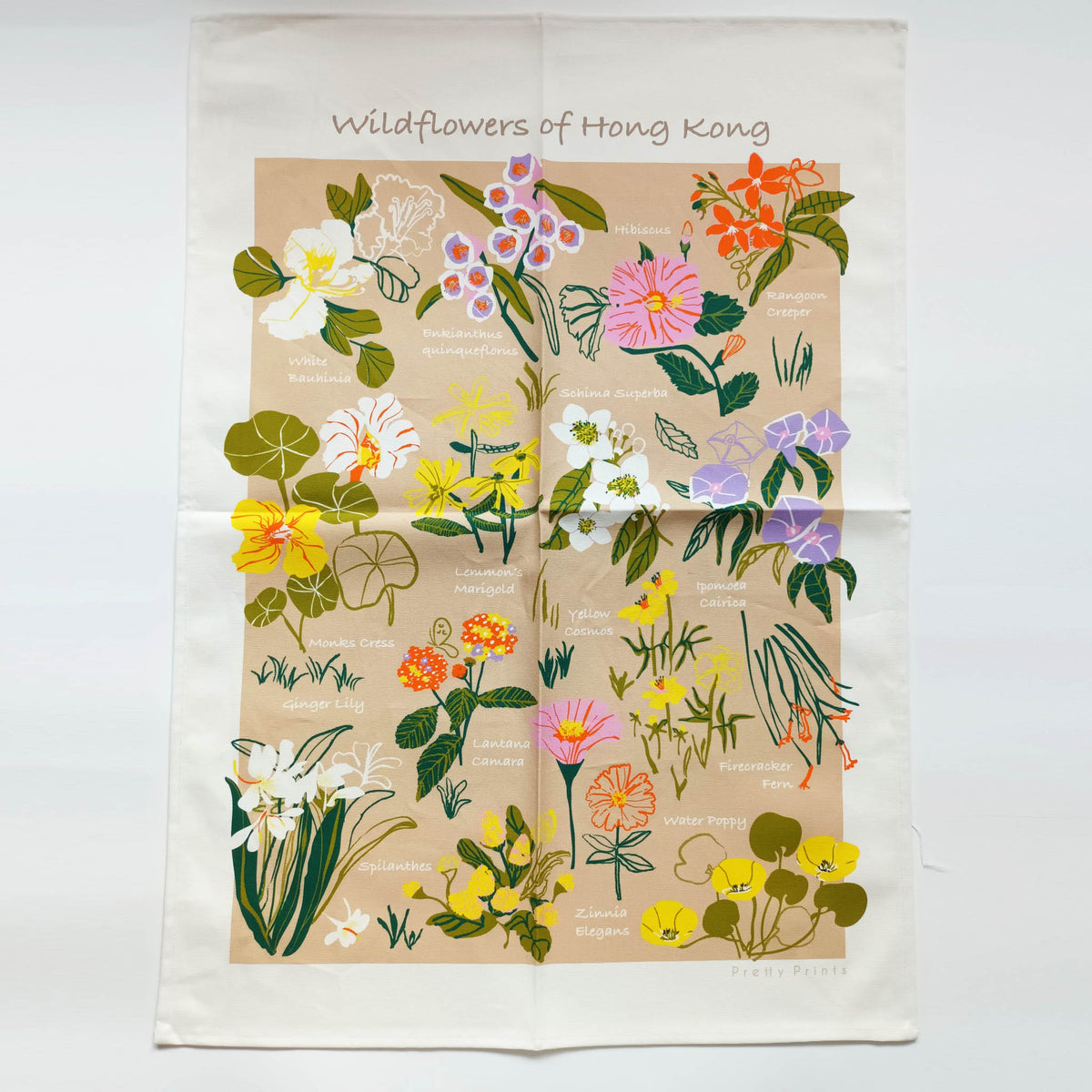 Tea Towel_Wildflowers of Hong Kong